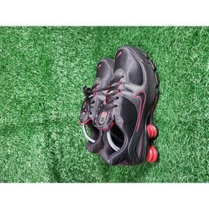 Nike Shox Turbo V Size 9 Mens Sneakers Shoes Red Black Bred